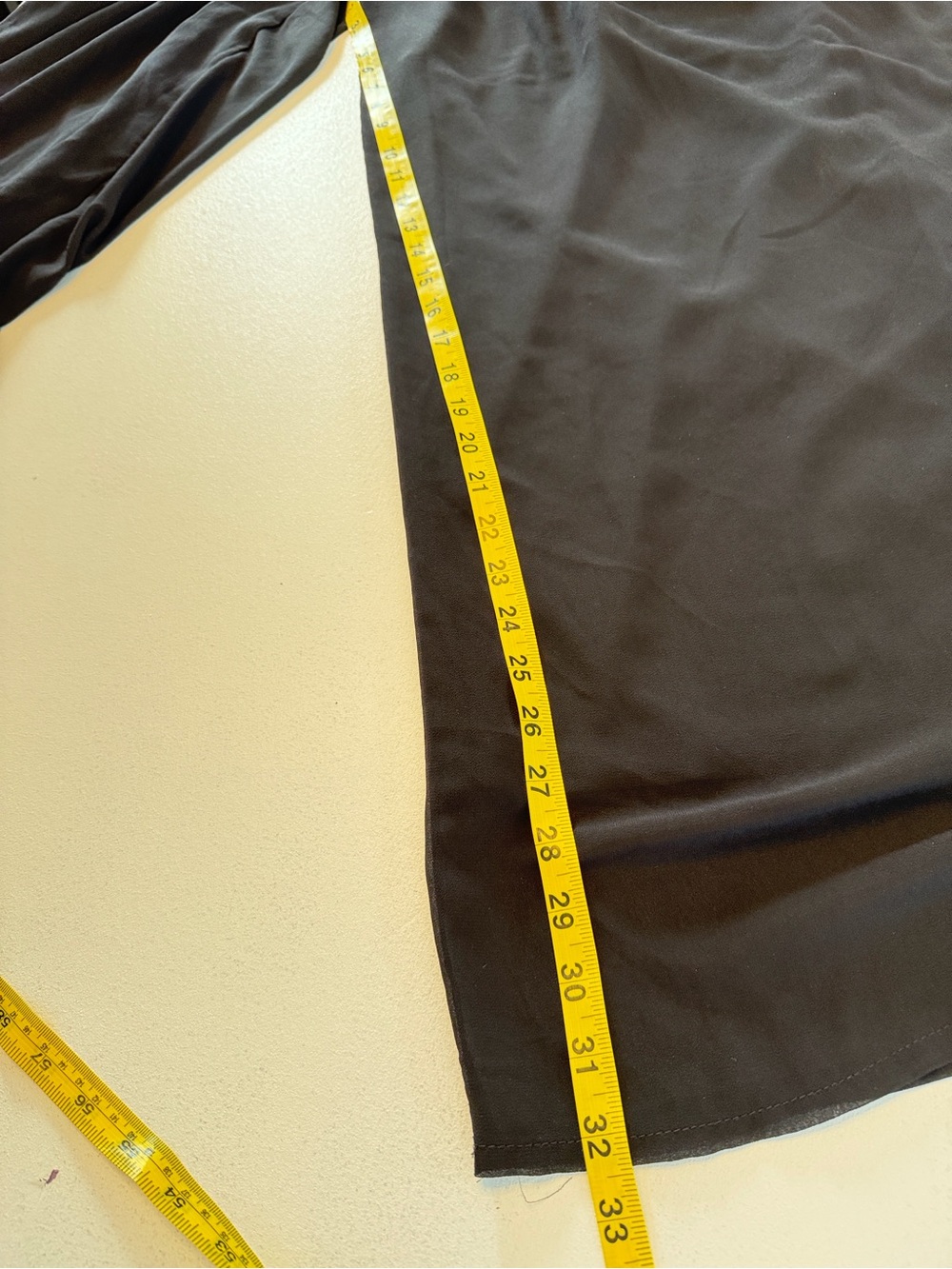 Miss Avenue Wide Leg Pants Women 2X Black Good Chiffon Overlay Tied Waist - Picture 12 of 16